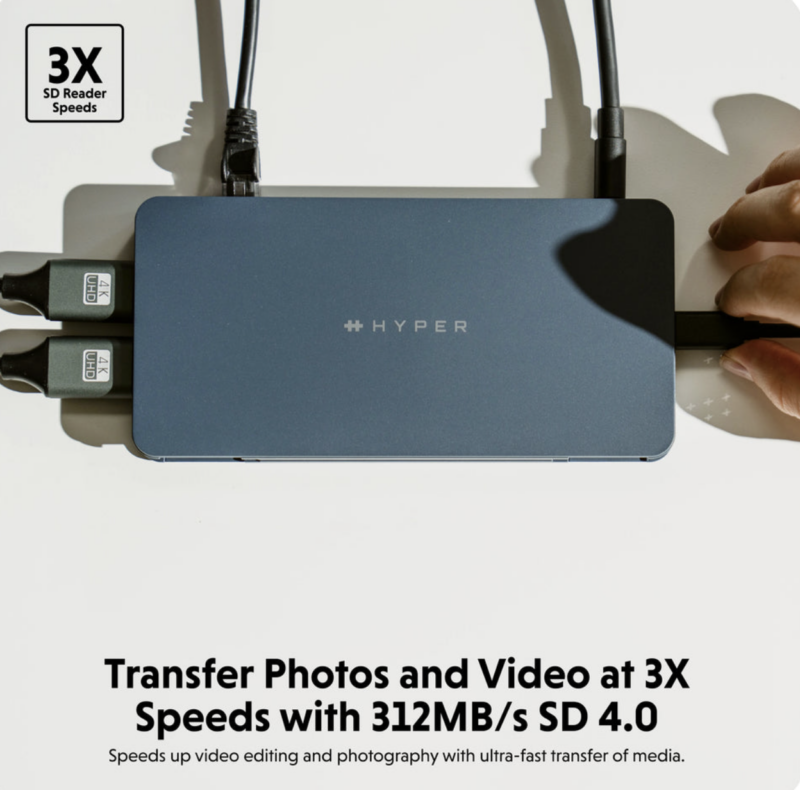 Hyper - HyperDrive Next 10 Port USB-C Dock HD7001GL - Image 3